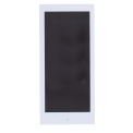 Back view of Fruit print magnetic shopping list.