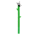 Panda pen with bamboo-shaped green barrel and 3D panda topper