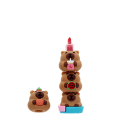 Capybara-themed three-colour highlighter pen with removable capybara topper.