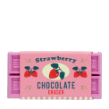 Strawberry chocolate bar eraser in retail packaging.