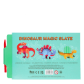 Back of dinosaur magic slate packaging with product information and stylus pen