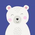 Polar Bear Animal Friend Card