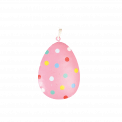 Polka Dot Easter Egg Decoration
