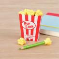 Popcorn Pencil Top Erasers (box Of 12)