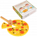 Wooden Toy Pizza In Box