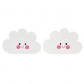 Happy Cloud Bookends (set Of 2)