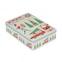 Rectangular Festive Family Christmas Tin
