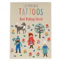 Red Riding Hood Temporary Tattoos