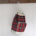 Red Tartan Duffle Bag