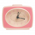 Retro Tv Style Pink Alarm Clock