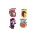 Rusty And Friends Magnetic Bookmarks