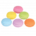 Scented Macaron Erasers (set Of 6)