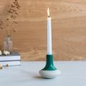 Sea Green Dipped Candle Holder