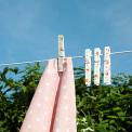Set Of 12 La Petite Rose Clothes Pegs
