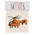 Set Of 2 Vintage Transport Temporary Tattoos