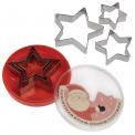 Set Of 3 Christmas Star Cookie Cutters