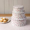 Set Of 3 La Petite Rose Cake Tins