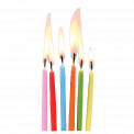Confetti Party Candles (set Of 12)