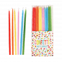 Large Confetti Candles (set Of 12)