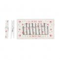 Set Of 12 La Petite Rose Clothes Pegs