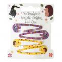 Set Of 4 Badger And Hedgehog Hair Clips