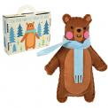 Bruno The Bear Felt Kit