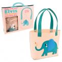 Sew Your Own Elvis The Elephant Tote Bag