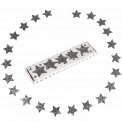 Silver Stars Christmas Garland