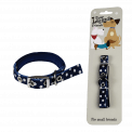 Small Blue Polka Dot Dog Collar