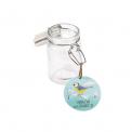 Small Blue Tit Glass Jar