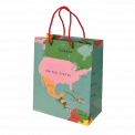 Small World Map Gift Bag
