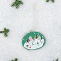 Snow Globe Wooden Decoration