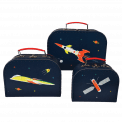 Space Age Cases (set Of 3)