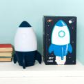 Space Age Rocket Night Light