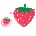 Hello Strawberry Vinyl Purse