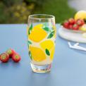 Summer Lemons Drinking Glass