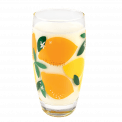 Summer Lemons Drinking Glass