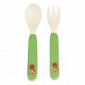 Teddy The Tiger Bamboo Cutlery