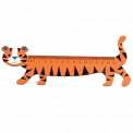 Tiger Wooden Ruler