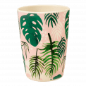 Tropical Palm Bamboo Beaker