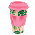 Tropical Palm Bamboo Travel Mug