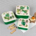 Tropical Palm Snack Boxes (set Of 3)