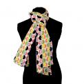 Tulip Bloom Cotton Scarf