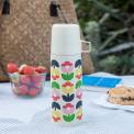 Tulip Bloom Flask And Cup