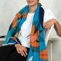 Tulum Turquoise Cotton Scarf