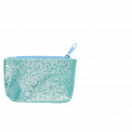 Turquoise Glitter Mini Purse