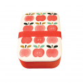 Vintage Apple Bamboo Lunch Box