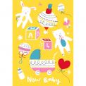 Vintage Pram Card