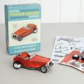 Make Your Own Wind Up Vintage Red Racing Car