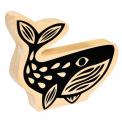 Wooden Whale Ornament